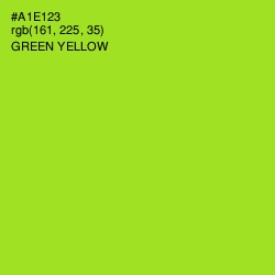 #A1E123 - Green Yellow Color Image