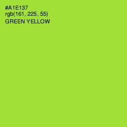 #A1E137 - Green Yellow Color Image