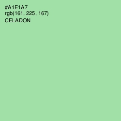 #A1E1A7 - Celadon Color Image