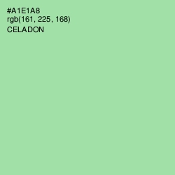 #A1E1A8 - Celadon Color Image