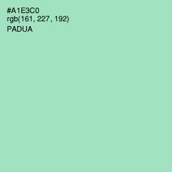 #A1E3C0 - Padua Color Image