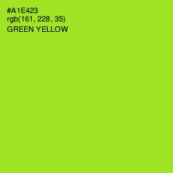 #A1E423 - Green Yellow Color Image