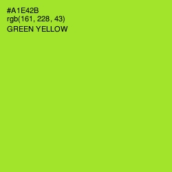 #A1E42B - Green Yellow Color Image