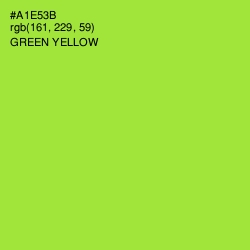 #A1E53B - Green Yellow Color Image