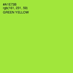 #A1E73B - Green Yellow Color Image