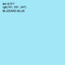 #A1E7F7 - Blizzard Blue Color Image