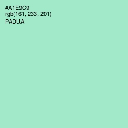 #A1E9C9 - Padua Color Image