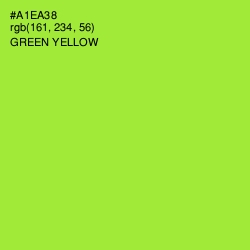 #A1EA38 - Green Yellow Color Image