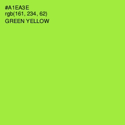 #A1EA3E - Green Yellow Color Image