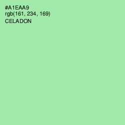 #A1EAA9 - Celadon Color Image