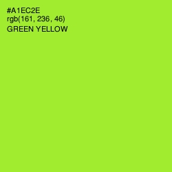 #A1EC2E - Green Yellow Color Image