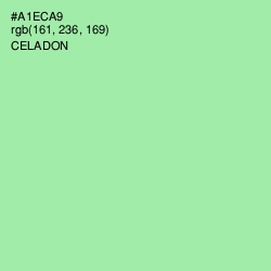 #A1ECA9 - Celadon Color Image