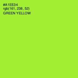 #A1EE34 - Green Yellow Color Image