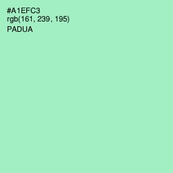 #A1EFC3 - Padua Color Image