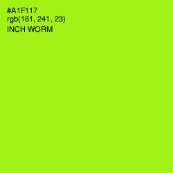 #A1F117 - Inch Worm Color Image