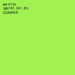 #A1F151 - Conifer Color Image