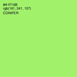 #A1F16B - Conifer Color Image