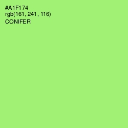 #A1F174 - Conifer Color Image