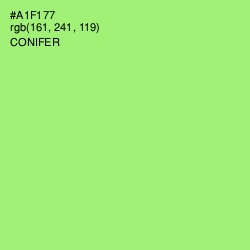 #A1F177 - Conifer Color Image