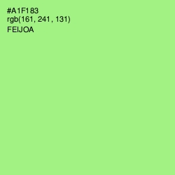 #A1F183 - Feijoa Color Image