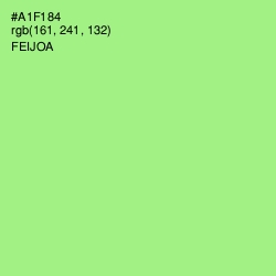 #A1F184 - Feijoa Color Image