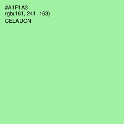 #A1F1A3 - Celadon Color Image