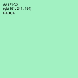 #A1F1C2 - Padua Color Image