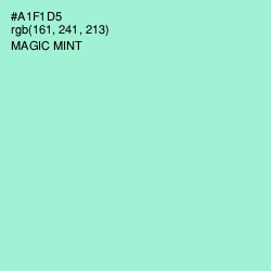 #A1F1D5 - Magic Mint Color Image