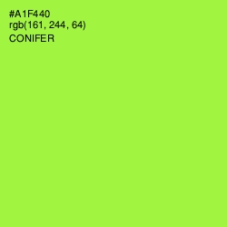 #A1F440 - Conifer Color Image