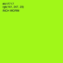 #A1F717 - Inch Worm Color Image