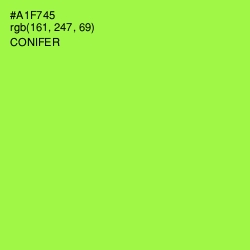 #A1F745 - Conifer Color Image