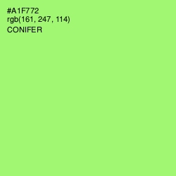 #A1F772 - Conifer Color Image