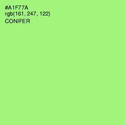 #A1F77A - Conifer Color Image