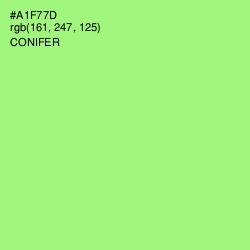 #A1F77D - Conifer Color Image