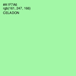 #A1F7A6 - Celadon Color Image