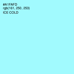 #A1FAFD - Ice Cold Color Image