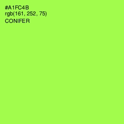 #A1FC4B - Conifer Color Image