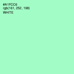 #A1FCC6 - Magic Mint Color Image