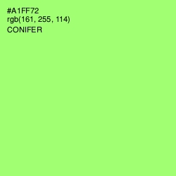 #A1FF72 - Conifer Color Image