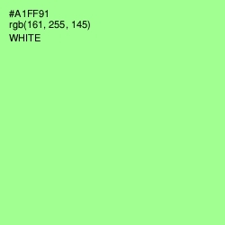 #A1FF91 - Mint Green Color Image