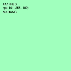 #A1FFBD - Madang Color Image