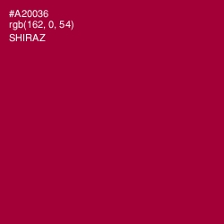 #A20036 - Shiraz Color Image