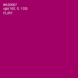 #A20067 - Flirt Color Image