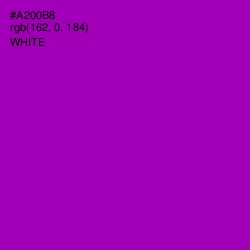 #A200B8 - Violet Eggplant Color Image