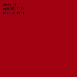 #A20111 - Bright Red Color Image