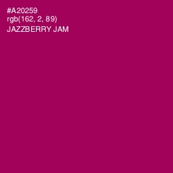 #A20259 - Jazzberry Jam Color Image