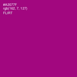 #A2077F - Flirt Color Image