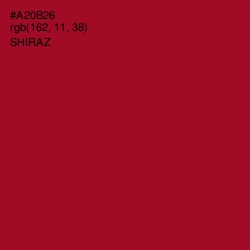 #A20B26 - Shiraz Color Image