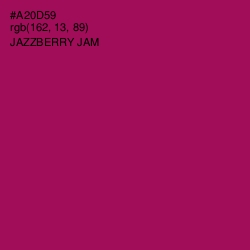 #A20D59 - Jazzberry Jam Color Image