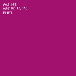 #A2116E - Flirt Color Image